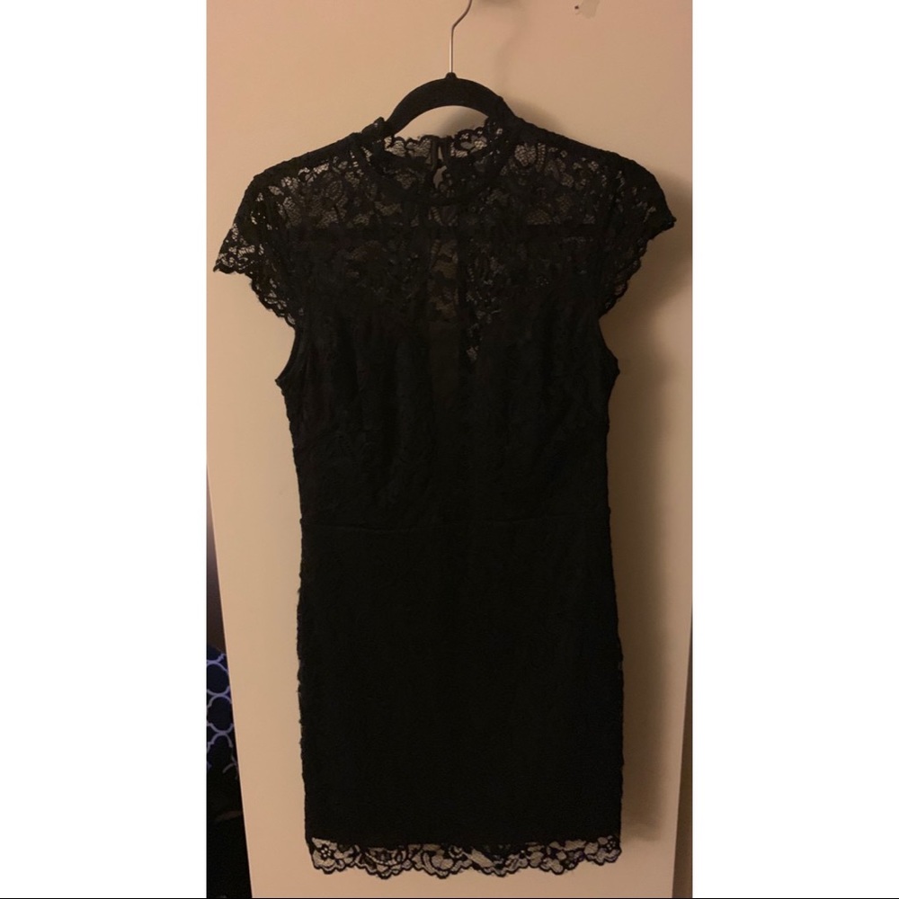 Bebe Lace Mini Dress